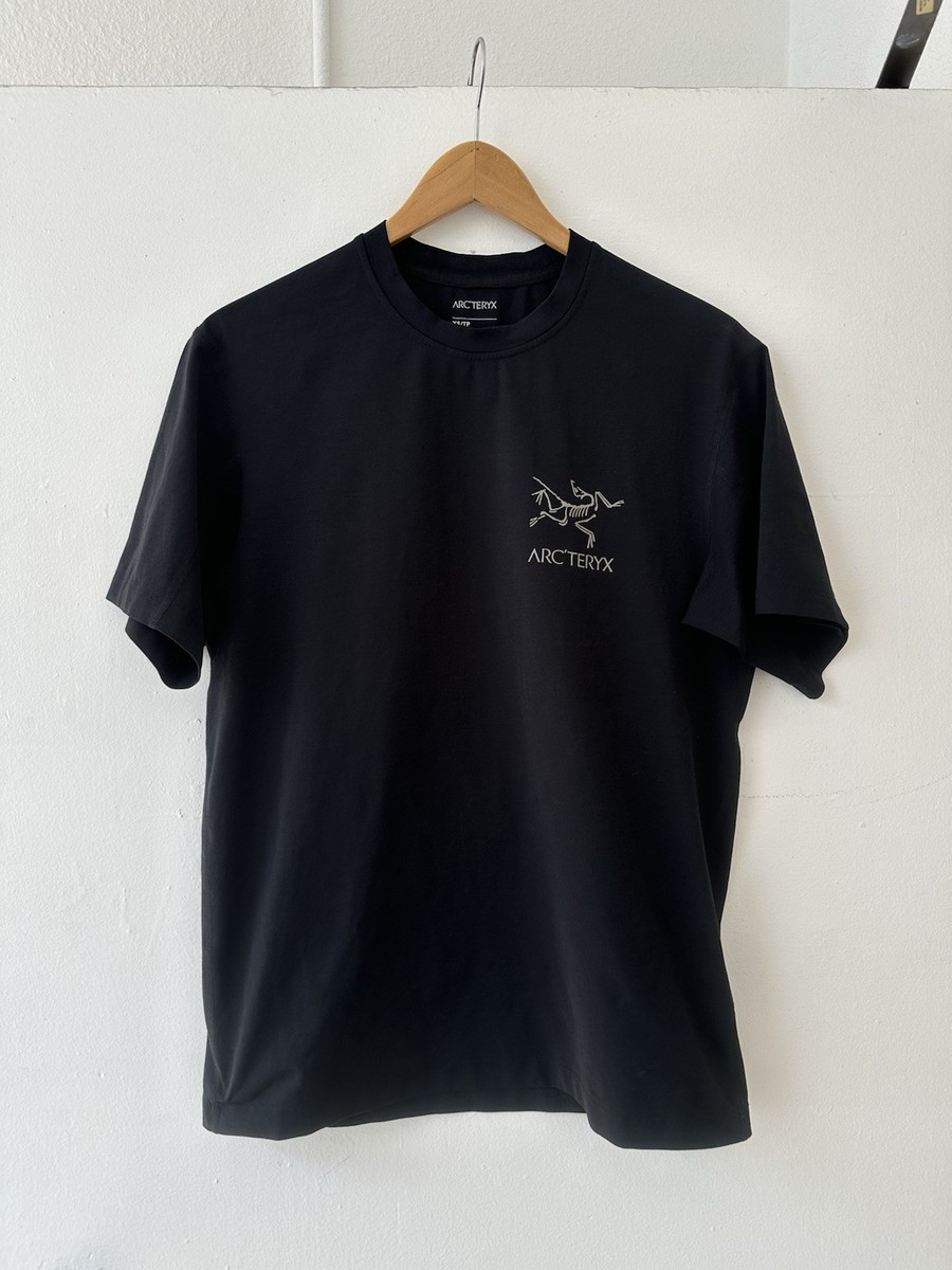 Arcteryx System A Solarium Short Sleeve Black Men's Tee Shirt Very