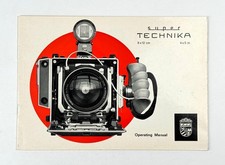 Linhof Super Technika 4x5 Camera INSTRUCTION MANUAL USERS GUIDE BOOK / MANUAL
