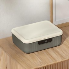 Storage Container Easy to Use Lockable Organizer Box with Lid Sleek