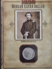 A 1890 Morgan Silver Dollar Coin & Stamp John Fremont