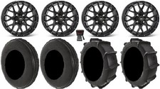 Itp Hurricane 14 Wheels Black 28 Dune Tires Polaris Ranger Xp 91k