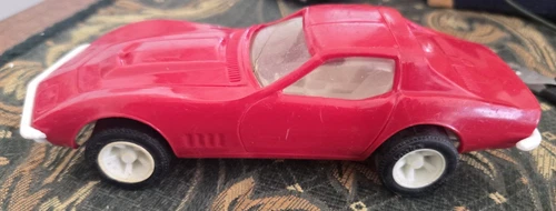 Vintage Toy Corvette Sting Ray !960s Or 70s Red Tonka?