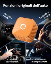Adattatore Wireless CarPlay e Android Auto Mini Slim 2026 Versione Convertitore - Miniatura 5