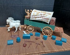 Vintage 1955 Ideal Roy Rogers Chuck Wagon with Figures Accessories