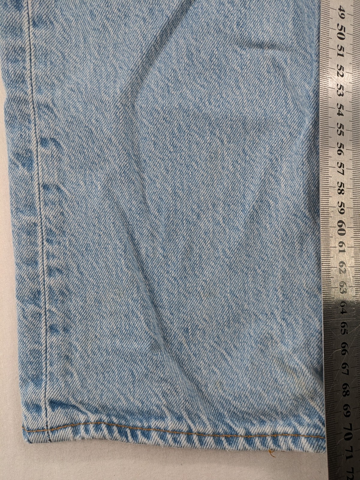 Levi's Premium 501 Herren Jeans W29 L30 Light Wash Regular Straight Button Fly image 4