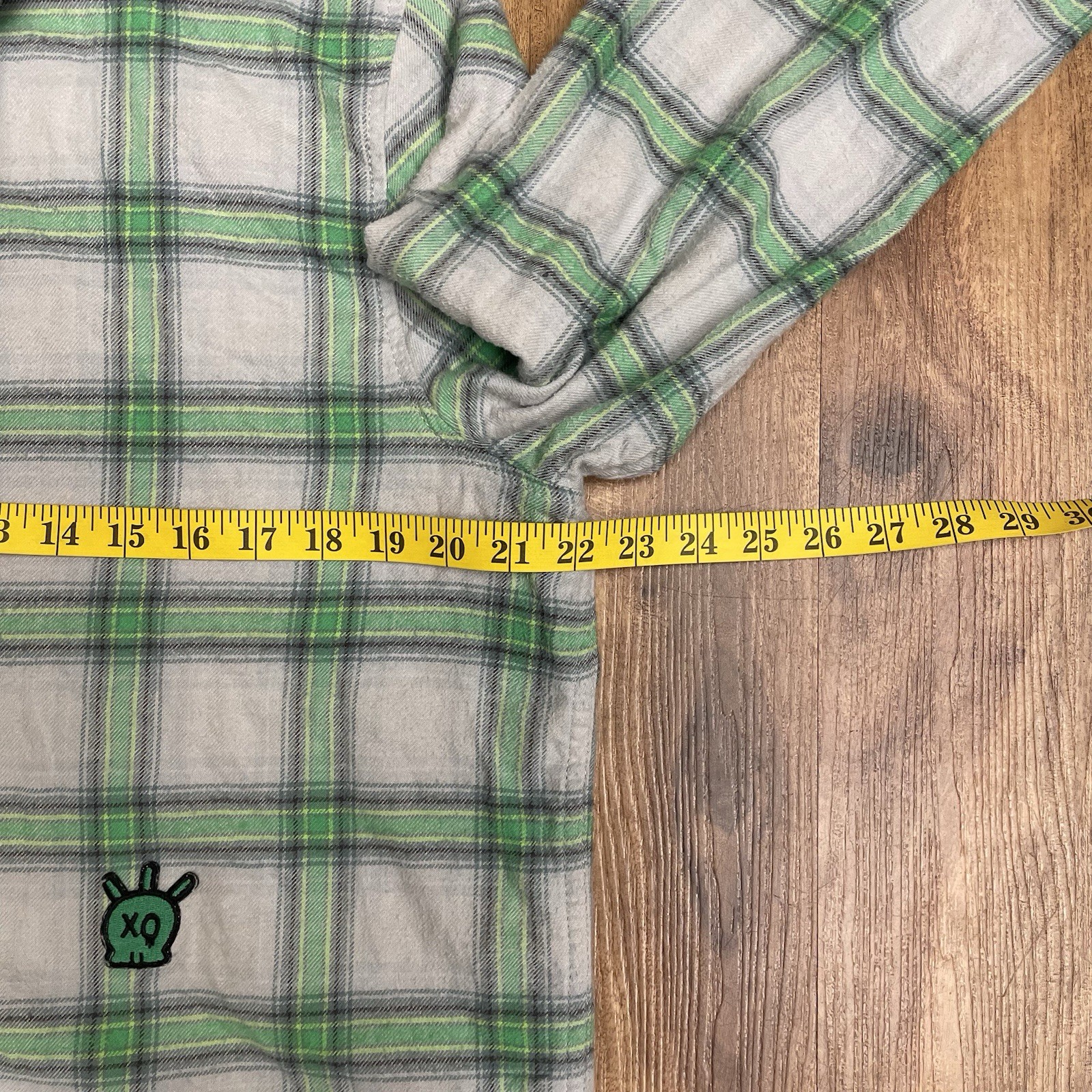 Zadig Voltaire Button Down Stan Light Flannel Che… - image 7