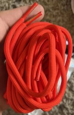 Meerkat lightweight Softer Flex Lace Snowboard Boot Laces pair 99” Round Red