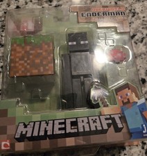2013 Jazwares Minecraft Series 1 Enderman Action Figure Model 16500