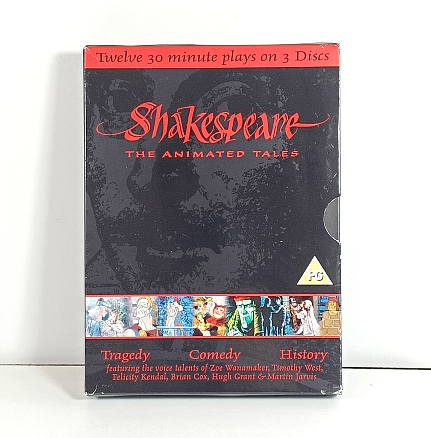 Shakespeare The Animated Tales (3 Disc) 12 Animated Shorts DVD PAL Region 2