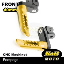 BOB 40mm Lower Rider Footpegs GOLD For Suzuki GSX1300R Hayabusa 15 16 17 18