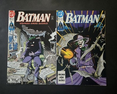Batman #450-451 (1990)  Return Of The Joker Marv Wolfman Story DC Comics