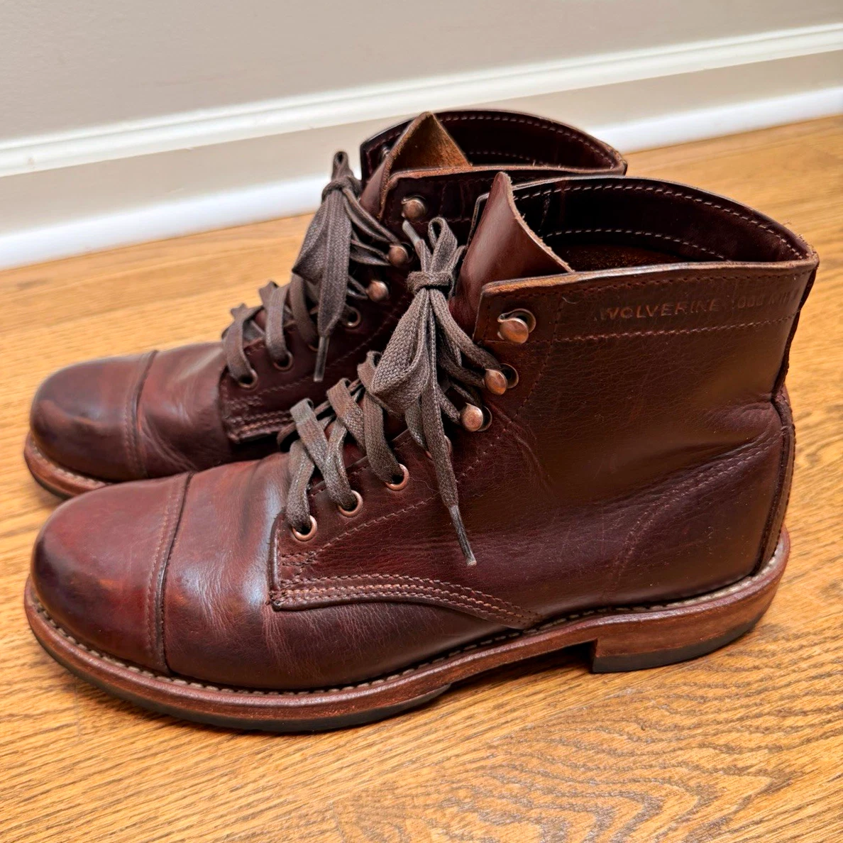 Brown Wolverine 1000 Mile Boots for Men for sale | eBay