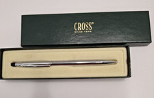 USA Cross Classic Century Lustrous Chrome Ballpoint Pen 3502 W/Box Works