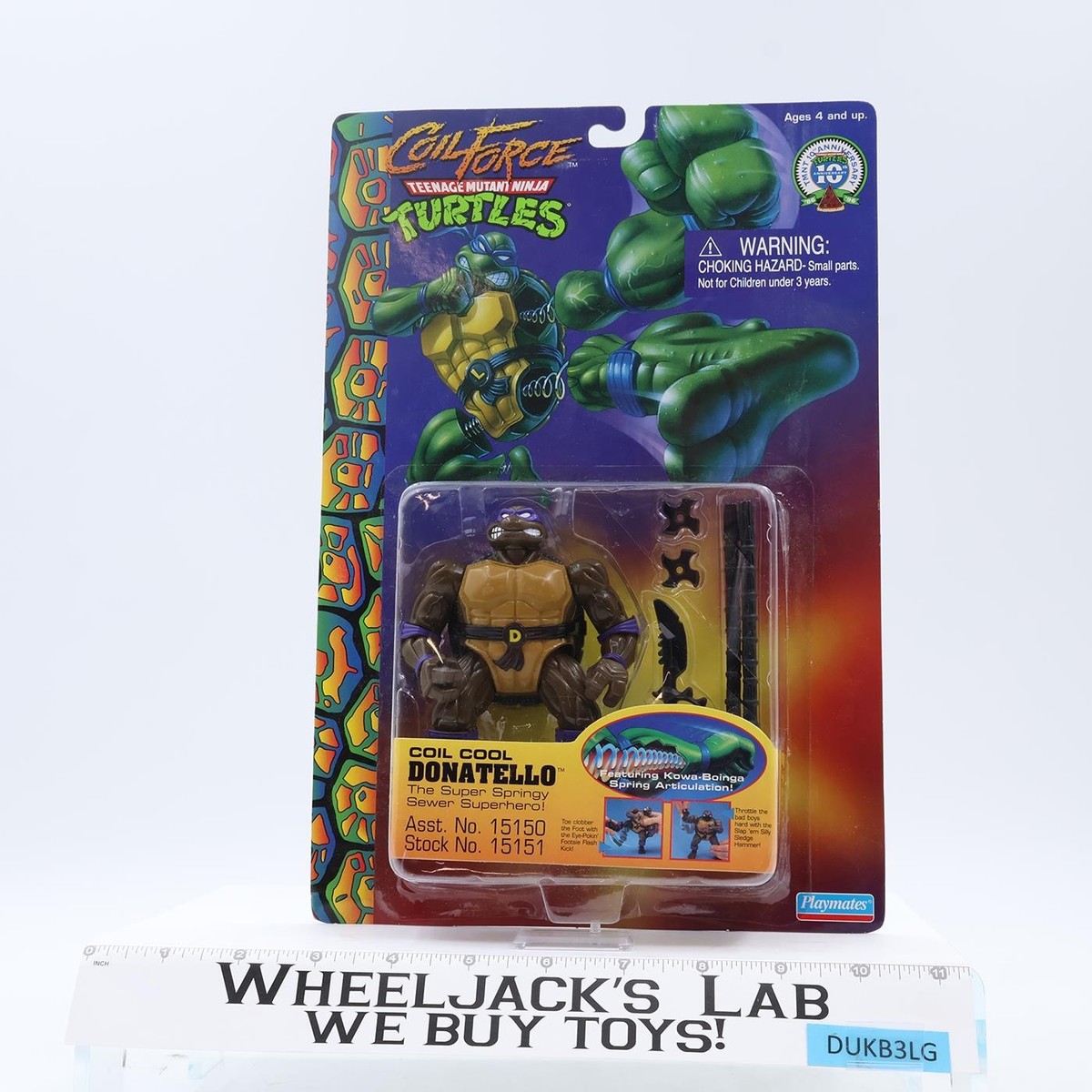 ニンジャタートルズ　Coil Cool Donatello Complete Teenage Mutant Ninja Turtles (TMNT)® Original Toyline
