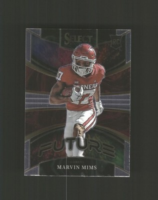 Marvin Mims 2023 Panini Select Draft Picks #FUT-20 Future Oklahoma Sooners