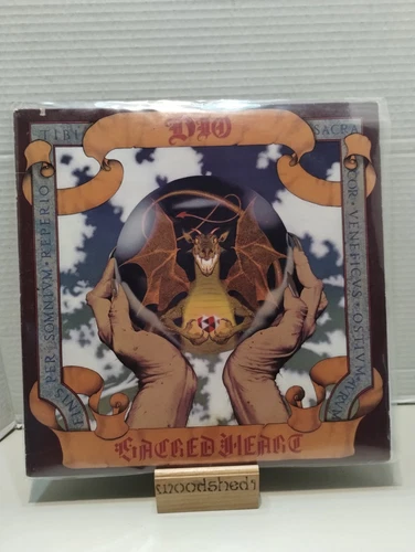 Dio Sacred Heart LP 1985 Warner Bros. 1-25292 Ronnie James Vinyl EX Metal Rare