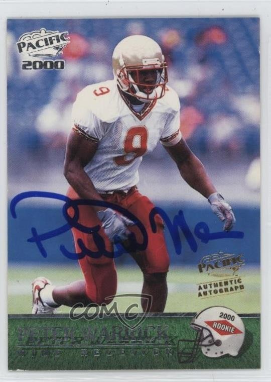 Peter Warrick Pacific #448 Autograph