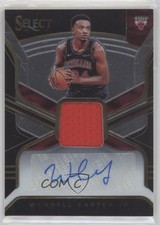 2018-19 Panini Select Rookie Jersey 78/199 Wendell Carter Jr #RJA-WCJ Auto 4vc