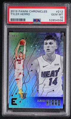 2019-20 Panini Chronicles Tyler Herro PSA 10 Rookie