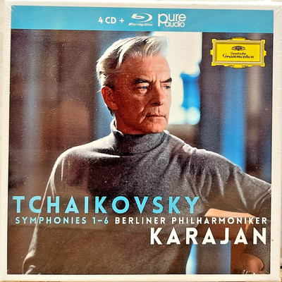 TCHAIKOVSKY: SYMPHONIES - Berlin Phil, Herbert von Karajan - 4 CDs + Bluray