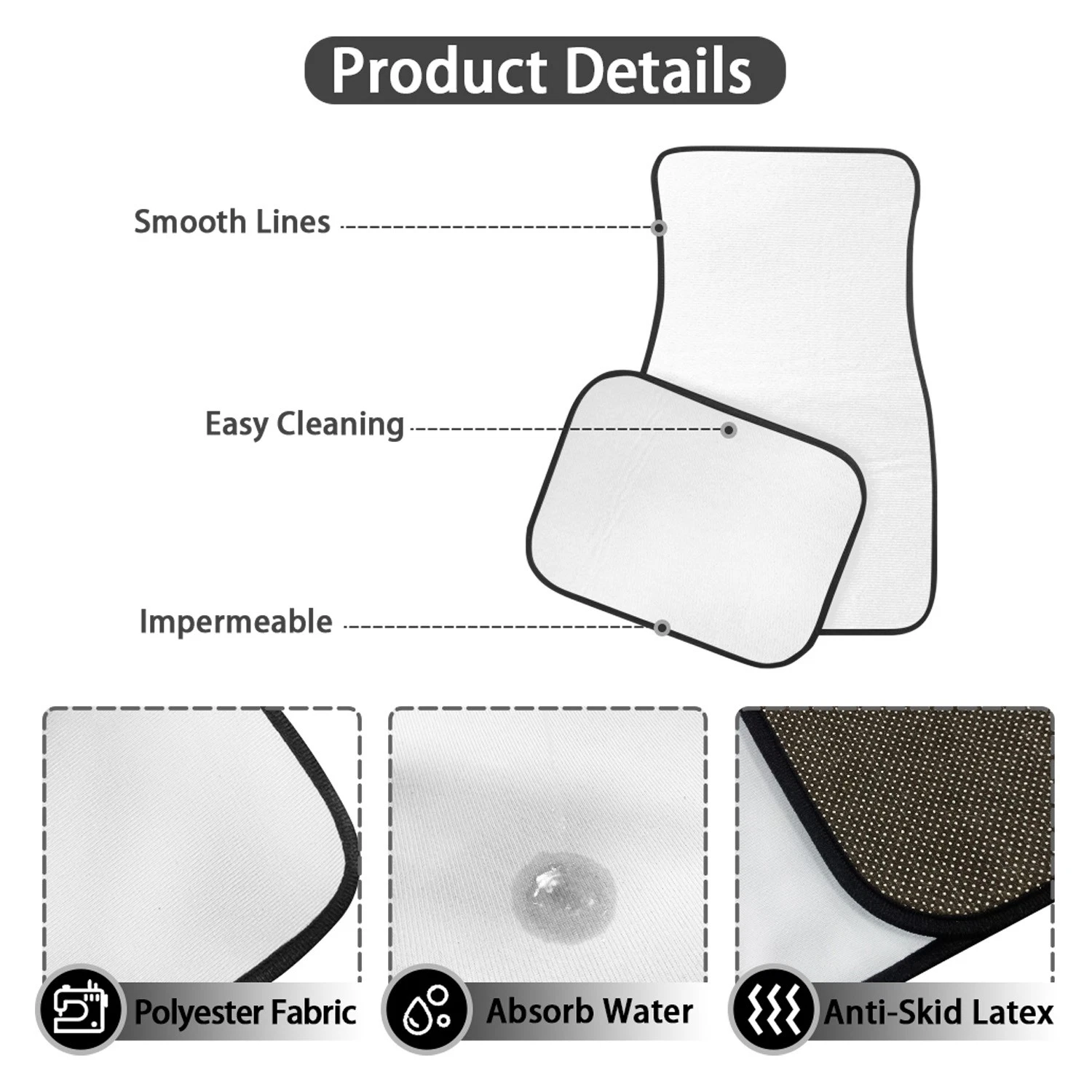 Spider-Man Logo Car Floor Mats, Marvel Comic Auto Accessories