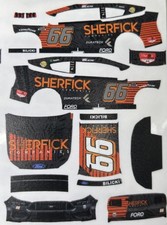 Custom 2025 Josh Bilicki 66 Sherfick 1/64 Scale NASCAR Peel Stick Decals