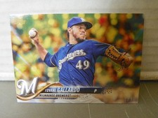 2018 Topps Baseball Milwaukee Brewers Yovani Gallardo Insert card #458 1/1 rare