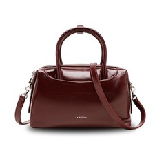 LA FESTIN Top Handle Purse for Women, Small Crossbody Bag Genuine Leather Sat...