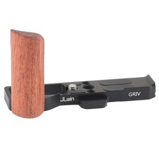 Wooden Handle Quick-Release Plate Camera GR4 Handle L-Bracket for Ricoh GRIV