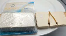 100  50 Cards Rolodex Plain Unruled Refill Cards 2.25" x 4" White Rectangle