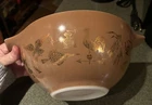 Vintage Pyrex 442 Bowl MCM Mustard Brown Rooster Cinderella 1.5 Qt