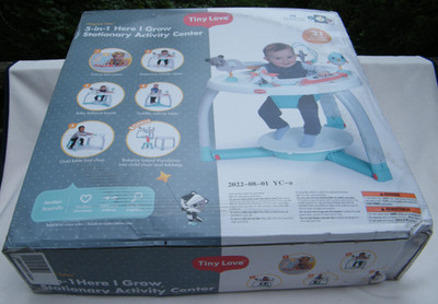 Tiny Love Here I Grow 5-in-1 Stationary Activity Center 5 Modes of Use NIOB