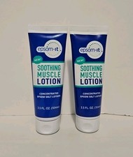 Epsom-It Soothing Muscle Epsom Salt Lotion Tube, 3.5 Fl Oz ea X 2