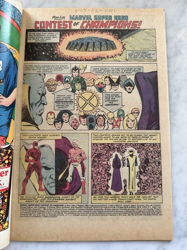 Contest of Champions #3 F/VF 7.0 - Buy 3 for Free Ship! (Marvel, 1982) SB - Picture 3 of 11