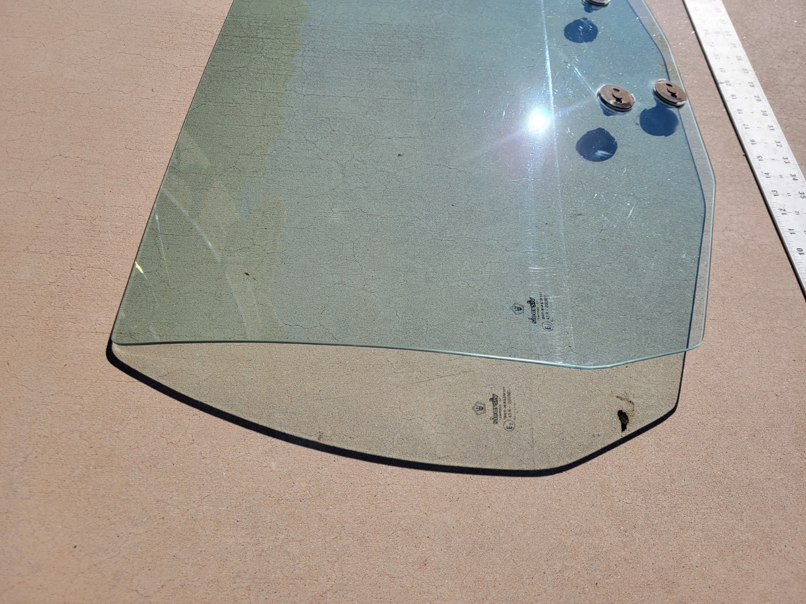 Chrysler TC Maserati Passenger Right Front Door Window Glass Sicursiv 43R 000981