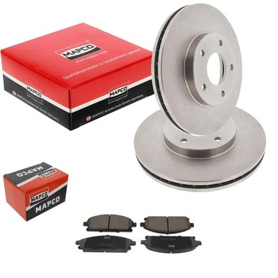 MAPCO BREMSSCHEIBEN 280mm + BELÄGE VORNE passend für NISSAN X-TRAIL T30