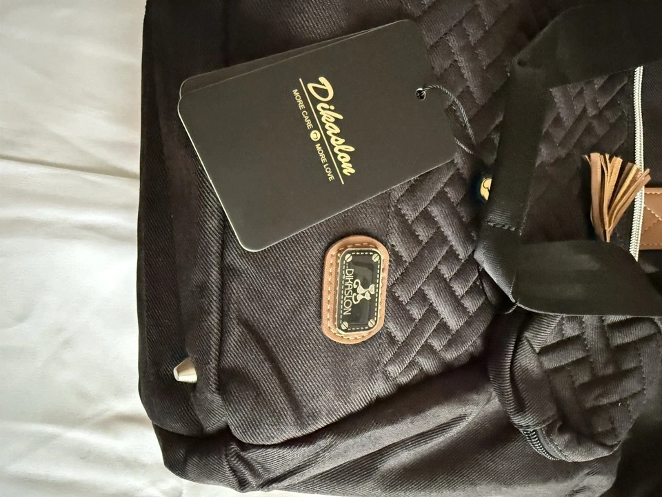 Diaper Bag Tote with Pacifier Case and Changing Pad, Dikaslon Large - Image 3 of 4