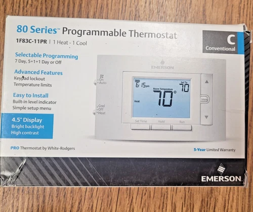 Emerson 80 Series Programmable Universal 7 Day Thermostat