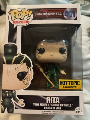 Rita Pop #401 Power Rangers Hot Topic Exclusive Funko 2016 Vaulted