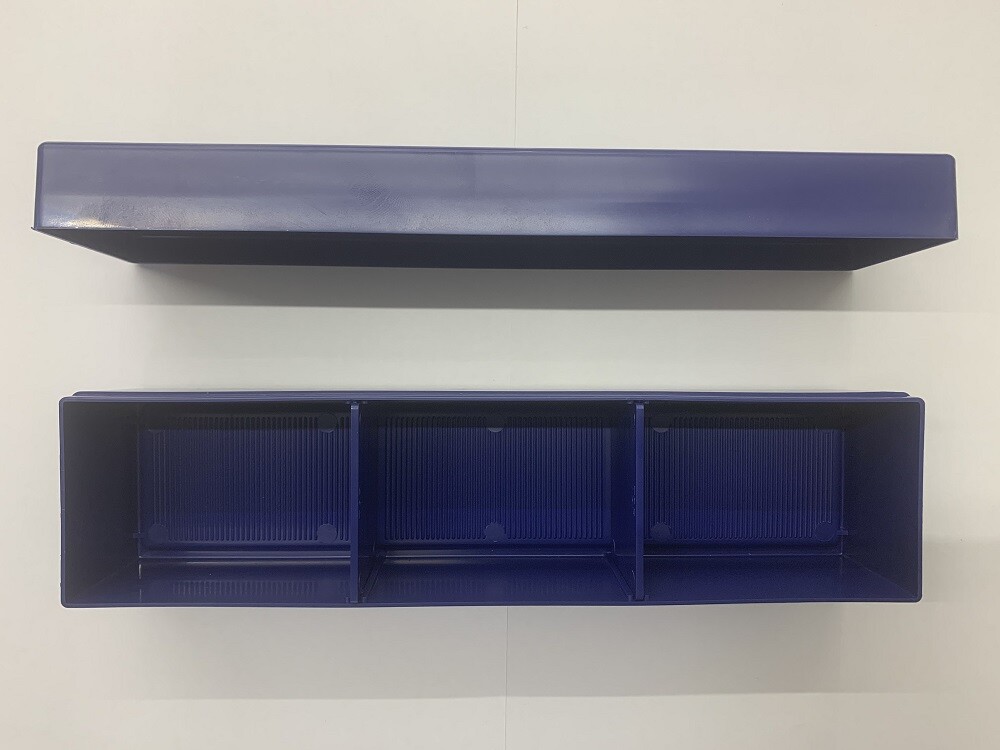 2x2 Plastic Coin Storage Box, Blue Whitman