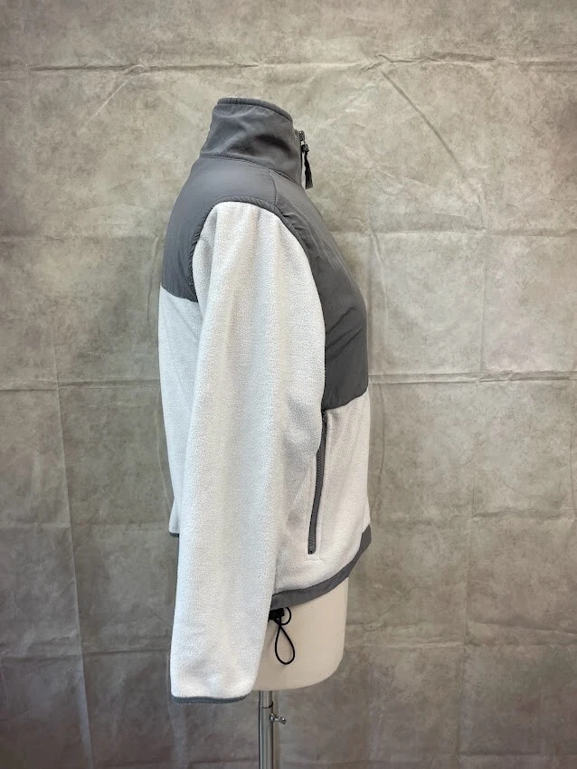 Snozu Women's Jacket Front Zip Gray/White Size L Large - Image 4 of 4