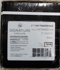 NEW Signature Hardware SH6103 Edenton Brass 3/4" 6-Way Transfer Valve, Miseno