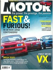 MOTOR Magazine October 2001 BEST VALUE CAR Renault Clio Sport Holden Commodore