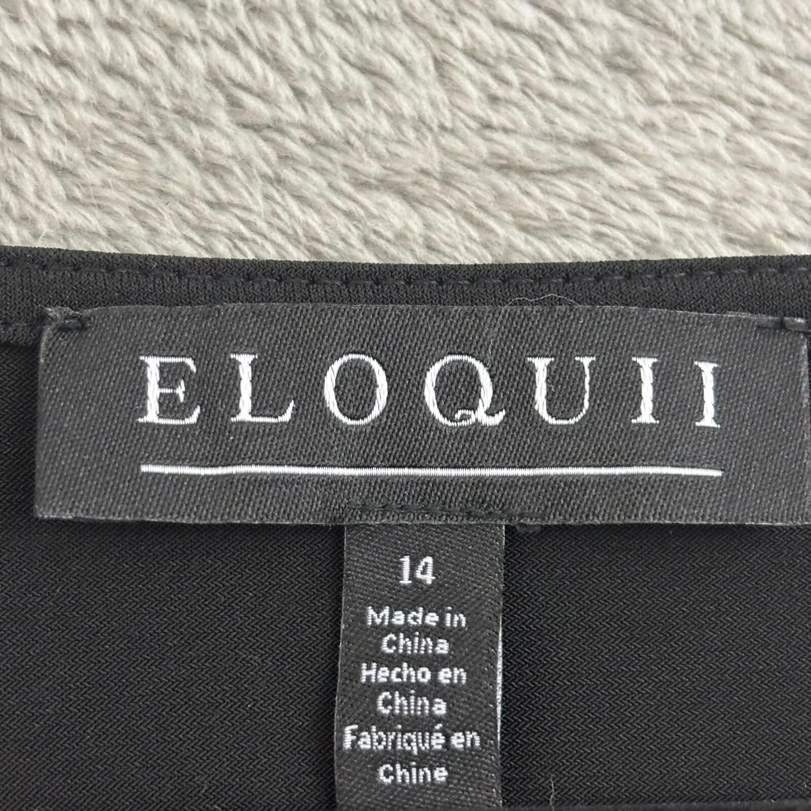 VALENTINO Abito midi donna nuovo con etichette Eloquii nodo davanti plissettato manica vescovo 14 nero chiesa