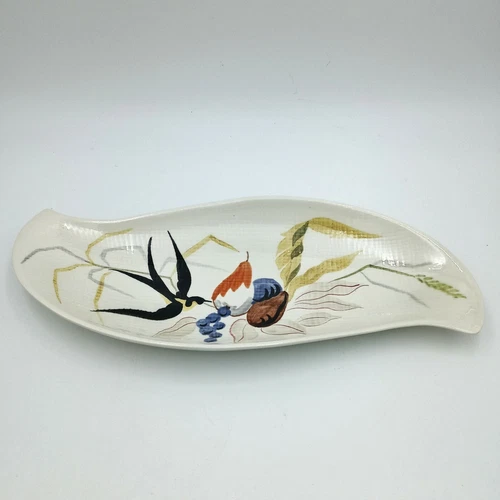 Vintage Red Wing Pottery Capistrano Celery Serving Dish