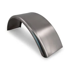 Cold Rolled Steel Trailer Fender Smooth Single Axle 8 x 28 x 10in