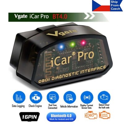 Vgate iCar Pro Bluetooth 4.0  OBD2 Scanner For Android & iOS