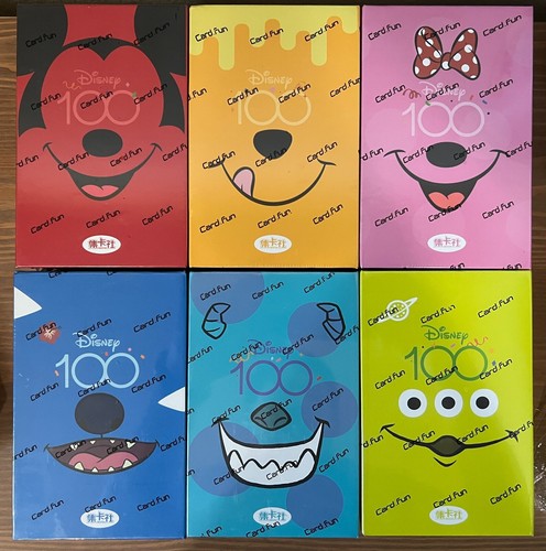 2023 Card Fun Disney 100 Joyful Trading Card 1 Set 6 Boxes Sealed 