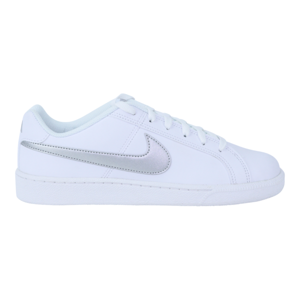 nike court royale white metallic silver