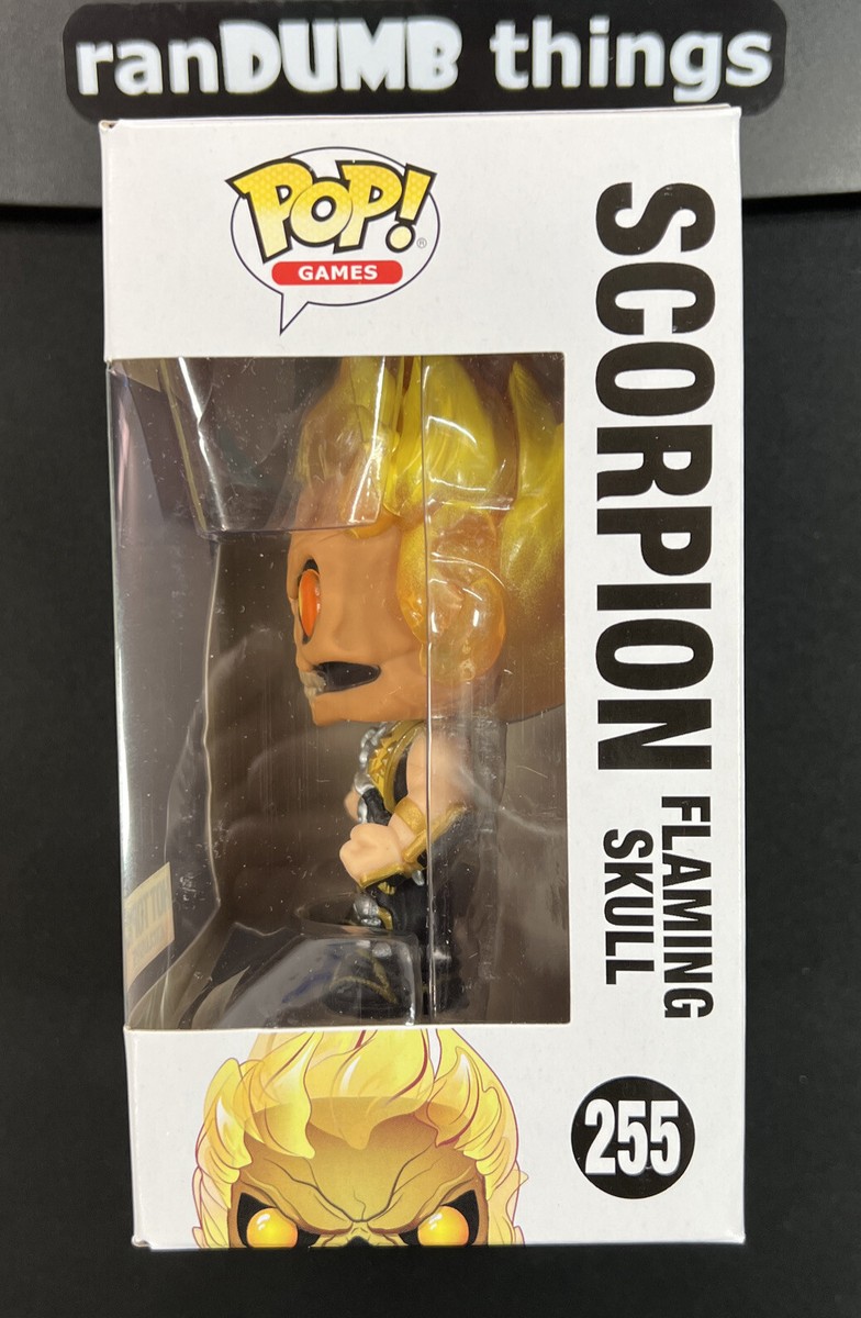 Funko Pop! Scorpion Flaming Skull #255 - Hot Topic Exc +